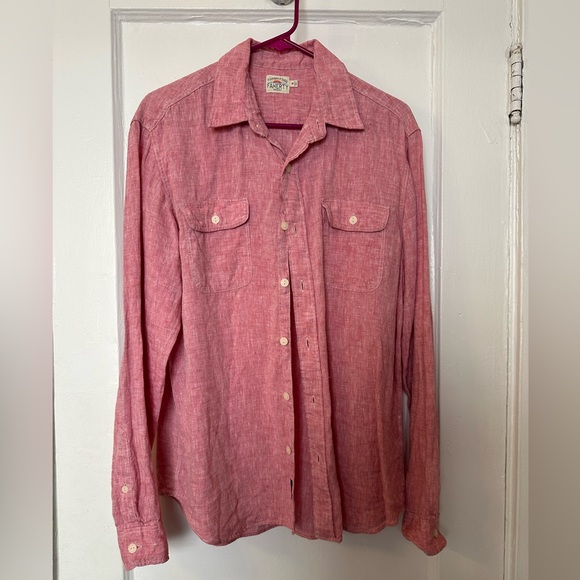 Men’s Faherty linen button down - Picture 1 of 3